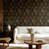 Adesivos Geométricos Minimalistas de Luxo Leve Adesivos de Parede Autoadesivos Decoração de Parede de Fundo para Quarto Próximo à Cama Papel de Parede para Renovação de Móveis