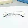 Armazón para Gafas de Miopía para Hombre Rectangular Clásico de Media Montura de Titanio No Magnético 18K Marco Danyang Fabricante Marcos al por Mayor