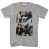 Camiseta Just Happy Kurt Cobain Nirvana band Coben European and American para homens