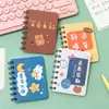 Cuaderno espiral inspirador, cuaderno de dibujos animados, mini bloc de notas de bolsillo lindo y súper adorable, premio de papelería para estudiantes de primaria y secundaria