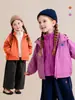 Ropa Infantil Amira 2026 Otoño Nueva Chaqueta Impermeable para Exteriores Infantil con Capucha Cortavientos Abrigo para Niñas