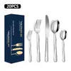 Conjunto de Talheres de Aço Inoxidável Estampado Amazon Caveira a Laser Estação Americana Faca, Garfo e Colher Estilo Ocidental Conjunto em Caixa de Presente