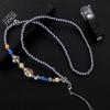 Nuevo Lanyard de Perlas Joya DIY Carcasa para Teléfono Móvil Joyería de Belleza Hecho a Mano con Cuentas Largo para Colgar del Cuello