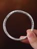 Fabricante de prata antiga Lotai Pulseira anel Mobius de Prata de Lei 999 para homens e mulheres Pulseira de prata pura masculina Presente do ano do Dragão