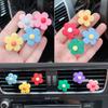 Ns Hyun-a - Una encantadora flor pequeña, celebrante de Internet, decoración de salida de aire del coche, clip de perfume para aire acondicionado, aromaterapia para coche