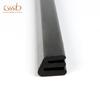 Jia ding hizo perfil de plástico de extrusión de PVC ranura para lámpara de PC tubo de iluminación de plástico accesorios de moldeo por inyección