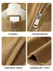 Colete de Algodão Espesso Tendência Retrô Outono e Inverno 380g Moda Casual Elegante para Homens Atividade de Grupo Corporativo Roupa de Trabalho Estampada com Logo