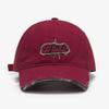 Gorra de béisbol de copa suave lavada para mujer, versátil para exteriores, con parche tridimensional bordado, estilo europeo y americano transfronterizo, para hombres con circunferencia de cabeza grande