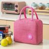 Bolsa de aislamiento catiónico a prueba de aceite impermeable papel de aluminio bolsa de almuerzo aislamiento frío bolsa de almuerzo gran capacidad portátil bolsa de picnic
