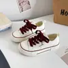 Tênis de Lona Branco com Estampa de Grou 2026 Primavera/Verão Novo Estilo Coreano Versátil Cabeça de Manga Tênis de Lona Feminino Sapatos Femininos Planos com Cadarço