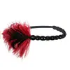 Tocado de plumas del siglo XX Accesorios transfronterizos europeos y americanos Diadema bill Bibi en stock al por mayor Accesorios coloridos para el cabello con plumas