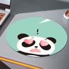 Mouse Pad Redondo Estilo Ins Personalizado de Alto Valor de Cor, Tamanho Pequeno, Espessado Antiderrapante, Proteção para Pulso de Computador, Teclado, Tapete para Jogos