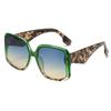 Verano Nuevas Gafas de Sol de Montura Cuadrada Estilo Europeo y Americano Montura Grande Gafas Reflectantes Coloridas Gafas de Sol de Moda