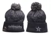 Gorras de Equipo de Fútbol Nuevas al por Mayor para Otoño e Invierno, Gorros de Punto Cálidos para Hombres y Mujeres, Gorras Bordadas con Letras
