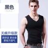 Camiseta sem costura masculina de seda gelada com gola redonda Amazon Coreia Venda quente transfronteiriça Camiseta de seda gelada Cena transfronteiriça
