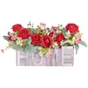 Caja de Madera Creativa Transfronteriza Maceta para Suculentas Florero Combinación de Macetas de Madera Caja de Madera Maceta de Palo de Rosa Variedad de Jardinería para Elegir