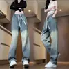 Jeans de Moda de Calle Americana Nuevos Otoño 2026, Pantalones Unisex de Pierna Recta Sueltos para Hombre y Mujer