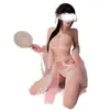 Estilo Antiguo Sexy Ropa Interior Dinastía Han Cheongsam Uniforme Tentación Coqueteo Caliente Retro No Necesita Quitarse Transparente Traje Qqny