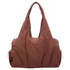 Bolsa de Lona para Mujer Estilo Nuevo 2026, Gran Capacidad, Almacenamiento Multicapa, Bolso de Hombro para Viajes Diarios