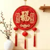 Adornos Colgantes de Nudo Chino Colgante de Bendición de Año Nuevo Decoración de Pared para Sala de Estar Entrada Puerta Pegatina de Puerta Fabricante Venta al por Mayor