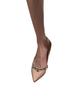 Zapatos de Mujer Color Nude 2026 Otoño e Invierno Nuevos Tacones Altos de Charol con Pedrería Tacones de Aguja Elegantes Zapatos de Boda Zapatos Individuales para Mujer