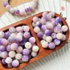 Contas Soltas de Raiz de Bodhi em Gelatina Tricolor, Série de Cores Frescas Contas Cilindricas, Acessórios para Miçangas, Acessórios para Pulseiras Artesanais DIY Atacado