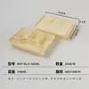 Caixas de Almoço de Três, Quatro e Cinco Compartimentos Feitas de Amido de Milho, Biodegradáveis, Ecológicas, Caixas de Almoço Descartáveis