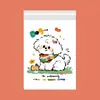 Sacos de lixo adesivos para mesa, com designs fofos de cachorrinhos, adequados para mesas de estudantes, quartos de dormitório e uso no carro; bolsas de armazenamento portáteis para limpeza