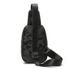 Peito de lona estilo coreano masculino Bolsa de ombro casual masculina Crossbody Bolsa Peito Bolsa Camuflagem Cintura esportiva Bolsa Mochila pequena