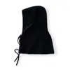 Venta al por mayor de fábrica 100% Cachemir Transfronterizo Otoño/Invierno Nuevo Gorro Bufanda Integrado Cuello Grueso Calentador de Cabeza Cubre Cabeza Gorra