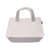 Bolsa de Lona en Blanco Personalizable con Impresión de Logo, Bolsa Refrigeradora de Almuerzo Patchwork, Bolsa de Almacenamiento para Almuerzo, Bolsa de Hombro, Bolsa de Tela