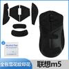 Para Lenovo Rescuer M5 Mouse Adesivo antiderrapante Adesivo M5PRO Adesivo M5 Pro Adesivo anti-suor Adesivo Palma para trás
