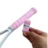 Muñequeras ZARSIA rosas, suaves y absorbentes para raquetas, mangos de caña de pescar y otras aplicaciones; Muñequeras antideslizantes y absorbentes de sudor