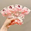 Internet-famoso Princesa Pequena Fita Bow Hairpin Crianças Menina Hanfu Purple Hairpin Acessórios de cabelo das meninas