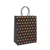 Bolsa de Embalaje de Lunares Bronceados de Lujo Ligero Bolsa de Regalo para Compras Bolsa de Tote con Impresión Creativa en Papel Kraft Venta al por Mayor