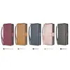 Capa de Couro com Zíper de Nove Cores para iPhone 8 Plus, Xs/7G/6S com Porta-Cartões