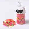 Banda de Goma Desechable de Dibujos Animados en Lata para Niñas Banda para el Cabello Trenzada para Niñas Banda de Goma Gruesa de Alta Resistencia Accesorios para el Cabello