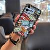 Adecuado para Funda de Teléfono Móvil Samsung A07 Digital a Prueba de Polvo Divertida Color Puro Divertido Anime Hombres y Mujeres Dibujos Animados Rojo Moderno Mujeres