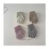 Guantes de Punto Rayados de Cinco Dedos Nuevos Estilo Coreano para Niños y Niñas, Elegantes y Cálidos, Guantes a Prueba de Frío de Invierno, Venta al por Mayor