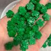 Jade flor de ameixa verde seca fofoca contas soltas acessórios DIY jade joias acessórios brincos pulseira Acessórios Atacado