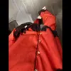 Pijama festivo de encaje rojo para Año Nuevo, de seda helada, para mujer, estilo primavera y otoño, conjunto de ropa de estar de manga larga y pantalón largo de alta gama