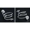 Estante de Aluminio Espacial para Secador de Pelo Portacepillos de Dientes Estante de Almacenamiento para Baño Inodoro con Ganchos Estante Secador de Pelo Sólido