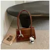 Bolso pequeño de alta calidad, con textura, estilo vintage para mujer, nueva colección 2026, versátil para el trabajo, bolso de hombro, bolso de axila y bolso tote pequeño