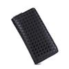 Spot atacado xadrez celular grande capacidade multi-fold multi-card zíper embreagem carteira cartão