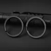 Anillo de Llave Plano Negro Puro de 25 mm Llavero Redondo Joyería Bolsas de Juguete Taza de Agua Anillo para Colgar Accesorios