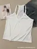 Regata Cropped Esportiva Fina Europeia e Americana para Yoga, Costas Nuas, Sexy, Confortável, Respirável, Camiseta Básica Feminina