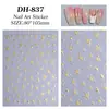Pegatinas para Uñas con Forma de Estrella de Cinco Puntas Planas Impermeables Adhesivas Mini Estrellas de Cuatro Puntas Pegatinas para Uñas DIY Estilo Dh