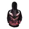 Sudadera con capucha de talla grande para pareja, suéter holgado de manga larga, hip-hop callejero, nuevo top europeo y americano transfronterizo para Halloween