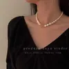 2026 Nueva Cadena de Clavícula de Moda Lujo Ligero Diseño de Nicho Estilo Ins Cadena para el Cuello CD Collar Vintage de Perlas para Mujeres