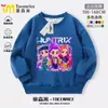 Moletom Bruxa Caçadora de Kpop Tops de Outono para Meninas 2025 Novo Estilo Infantil Crianças Médias e Grandes Estilo Primavera e Outono